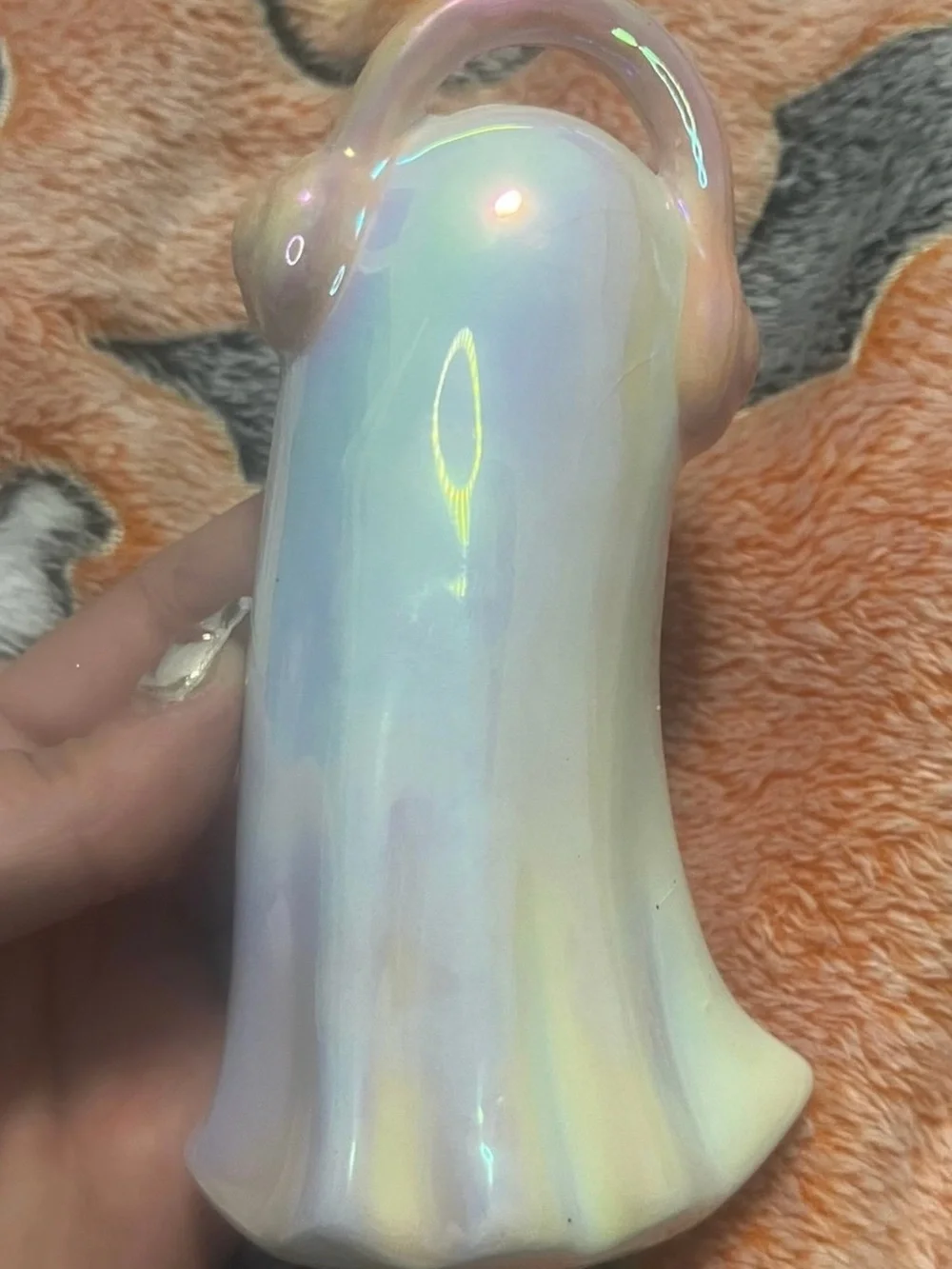 Iridescent Light up Ghost with headphones on NEW VIRAL GHOST